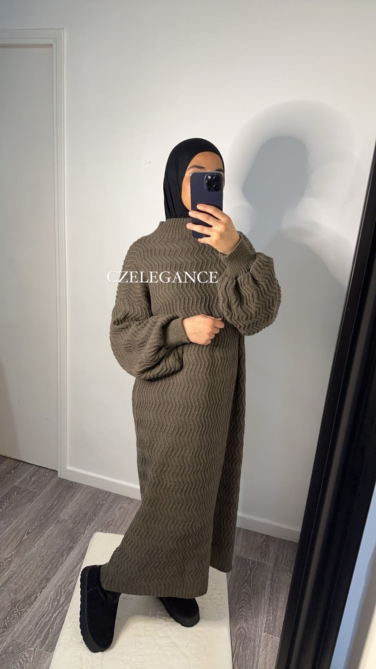 Robe manche bouffante